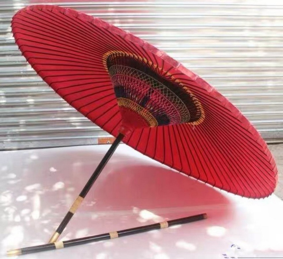婚紗攝影道具-中華民國風大紅傘