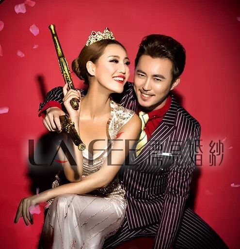 婚紗攝影道具-中式復古槍