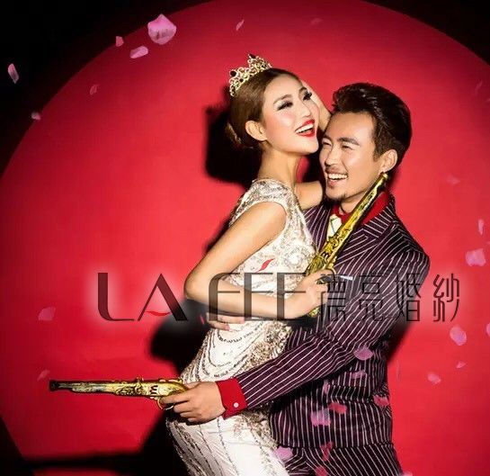 婚紗攝影道具-中式復古槍