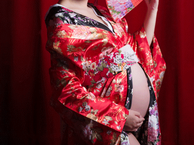 日式和服-孕婦攝影用